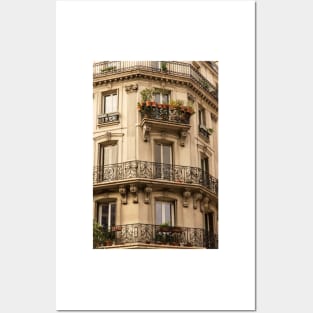 Parisian Building Facades - 2 © Posters and Art